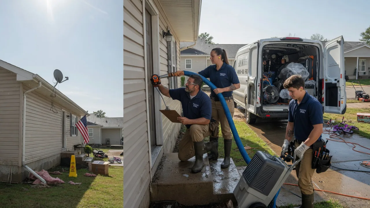 Ceiling Water Damage Restoration in Saint Clairsville, OH near me